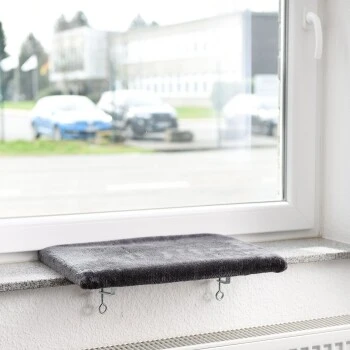 Canadian Cat Company Fensterliege Snuggly Place M Anthrazit 1 Canadian Cat Company Fensterliege Snuggly Place M Anthrazit