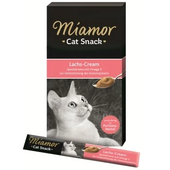 Miamor Cat Snack Lachs-Cream 11x6x15g 1 Miamor Cat Snack Lachs-Cream 11x6x15g