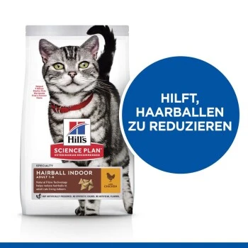 Hill's Science Plan Hairball Indoor Adult Mit Huhn 3 Kg 4 Hill's Science Plan Hairball Indoor Adult Mit Huhn 3 Kg – Bild 4