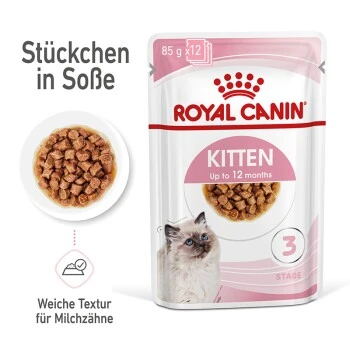 ROYAL CANIN Kitten 12x85g In Soße 6 ROYAL CANIN Kitten 12x85g In Soße – Bild 6