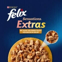 Felix Sensations Extras Gelees 26x85g Mit Huhn Und Einem Hauch Von Bacon 7 Felix Sensations Extras Gelees 26x85g Mit Huhn Und Einem Hauch Von Bacon -Heimtierbedarf Verkäufe acc1fa71e4b94693a0005eea2c6544d0e6a79fbe 74fcf208f3936ff9e03de953bbc2026fce5d3760