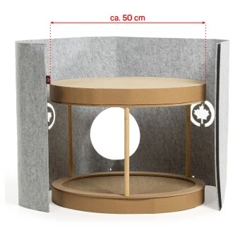 Canadian Cat Company Filzbett Owen-Tower 4 Canadian Cat Company Filzbett Owen-Tower – Bild 4