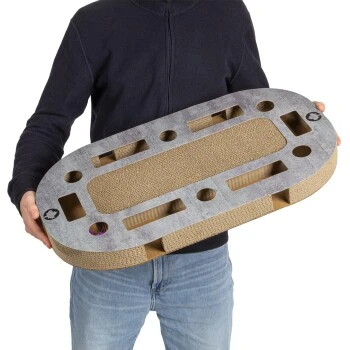 Canadian Cat Company Katzenspielplatz PlayPlate L Hellgrau 6 Canadian Cat Company Katzenspielplatz PlayPlate L Hellgrau – Bild 6